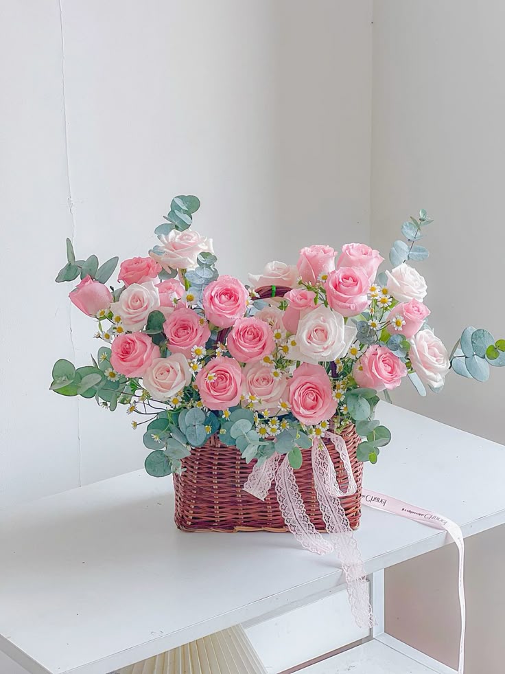 Giỏ Hoa Sáp Nhỏ