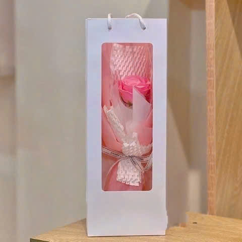 hoa sáp đơn màu hồng