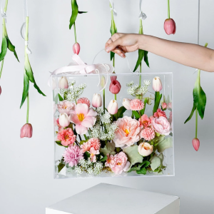 Hộp Hoa Sáp Lush Mix Pastel