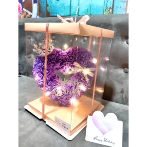 Hoa sáp hộp vuông