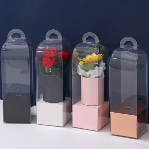 Hoa sáp hộp 1 bông